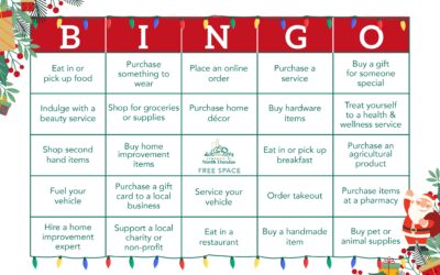 Christmas Shopping BINGO – Your chance to WIN one of four weekly $100 Gift Cards or the $250 Grand Prize Gift Card