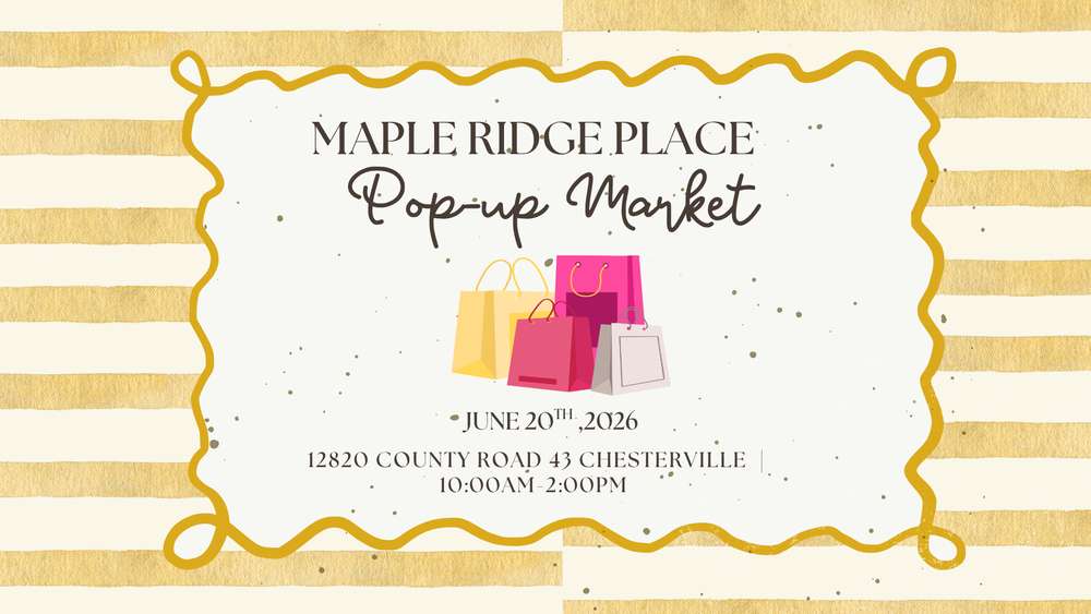 Maple Ridge Place Pop-up Show