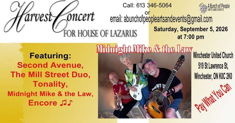 House of Lazarus Harvest Concert